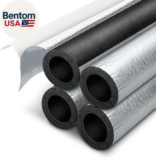 4 Pack Pipe Insulation Foam Tube, Self Adhesive Pre Slit AC Line Insulation Pipe