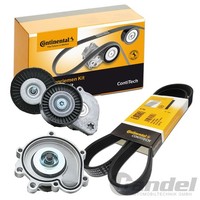 Continental Ctam KEILRIPPENRIEMEN-SATZ Wasserpumpe Passend FüR Opel Adam Astra
