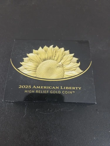 2025-W American Liberty High Relief Gold Case COA Box Sleeve -No Coin or Capsule