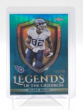 DELANIE WALKER 2025 TOPPS CHROME LEGENDS GRIDIRON AQUA /199 #LOG-30 Q5692