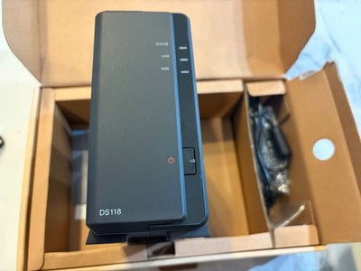 Synology 1 bay NAS DiskStation DS118 (Diskless) Server Brand New