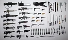 CUSTOM FODDER Guns Weapons Accessories Lot GIJOE CLASSIFIED SERIES 6" Scale 1/12