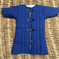 Medieval Thick Padded Cotton Gambeson Half sleeve jacket armor costume