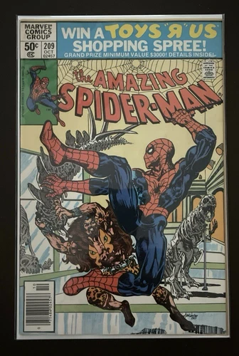 Amazing Spider-Man #209 Marvel Comics NEWSSTAND Origin & 1st App Calypso VF/NM
