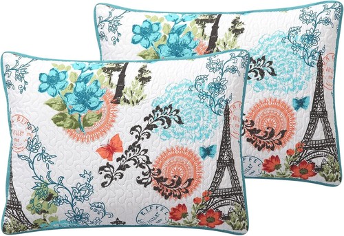 - Quilt Set, Reversible Medallion Bedding with Matching Shams, Cozy Room Deco... - Picture 3 of 5