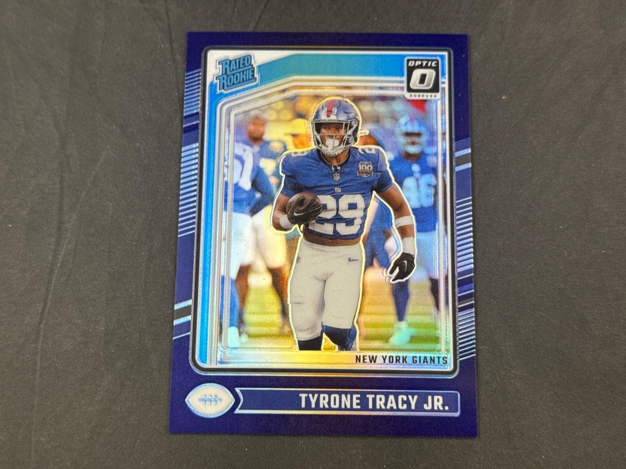2024 PANINI DONRUSS OPTIC TYRONE TRACY JR #259 RATED ROOKIE PURPLE PRIZMS 5/60