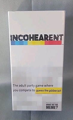 New, Incohearent Incoherent Adult Party Game - What Do You Meme New Game