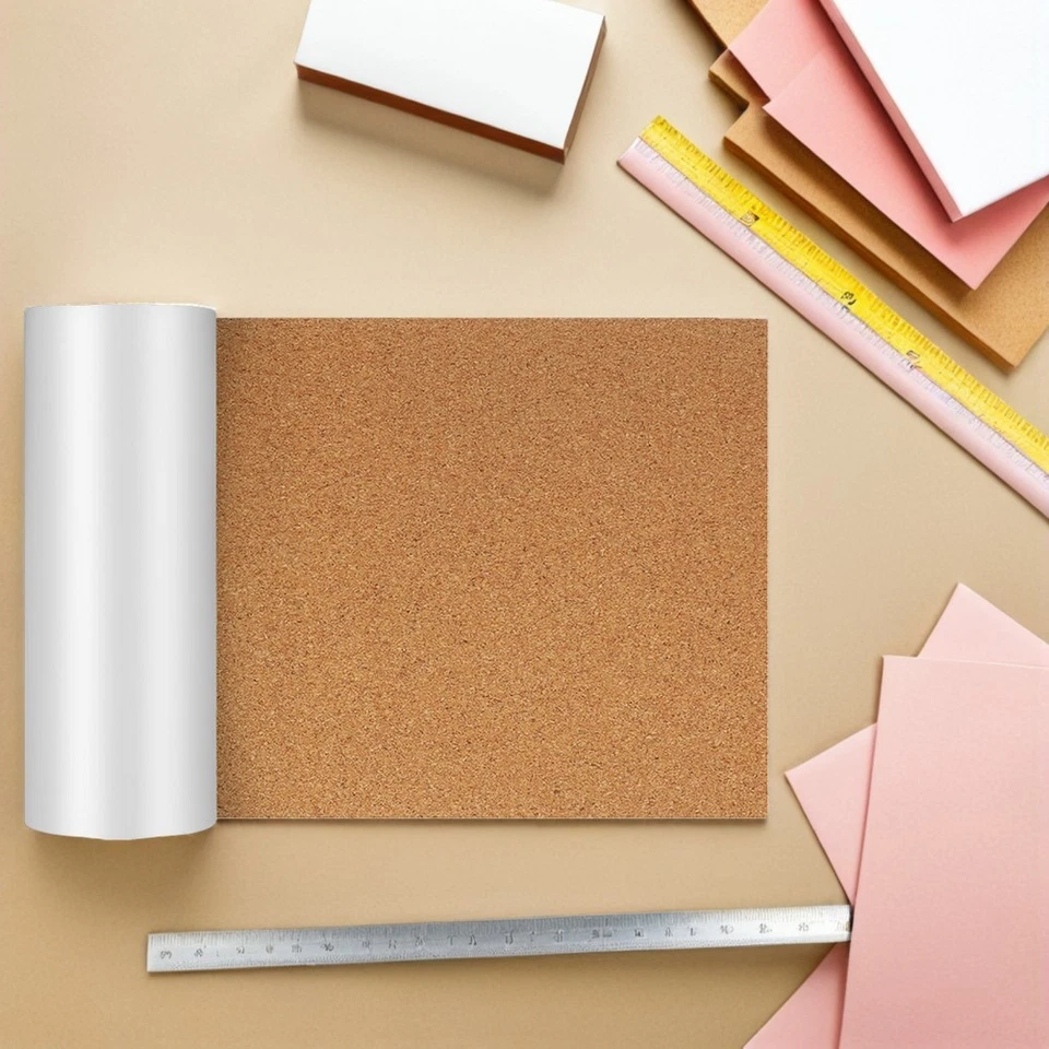  Cork Board Roll Self-Adhesive Cork Bulletin Board Sheet Adhesive Backing - Image 4 of 4