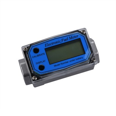 3/4 Inch NPT Liquid Flowmeter 2.6-26 GPM For Fuel Oil Diesel Pump Transfer