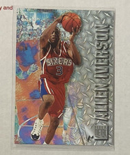 Allen Iverson 1996-97 Fleer Metal Rookie Card #201 RC Philadelphia 76ers. rookie card picture