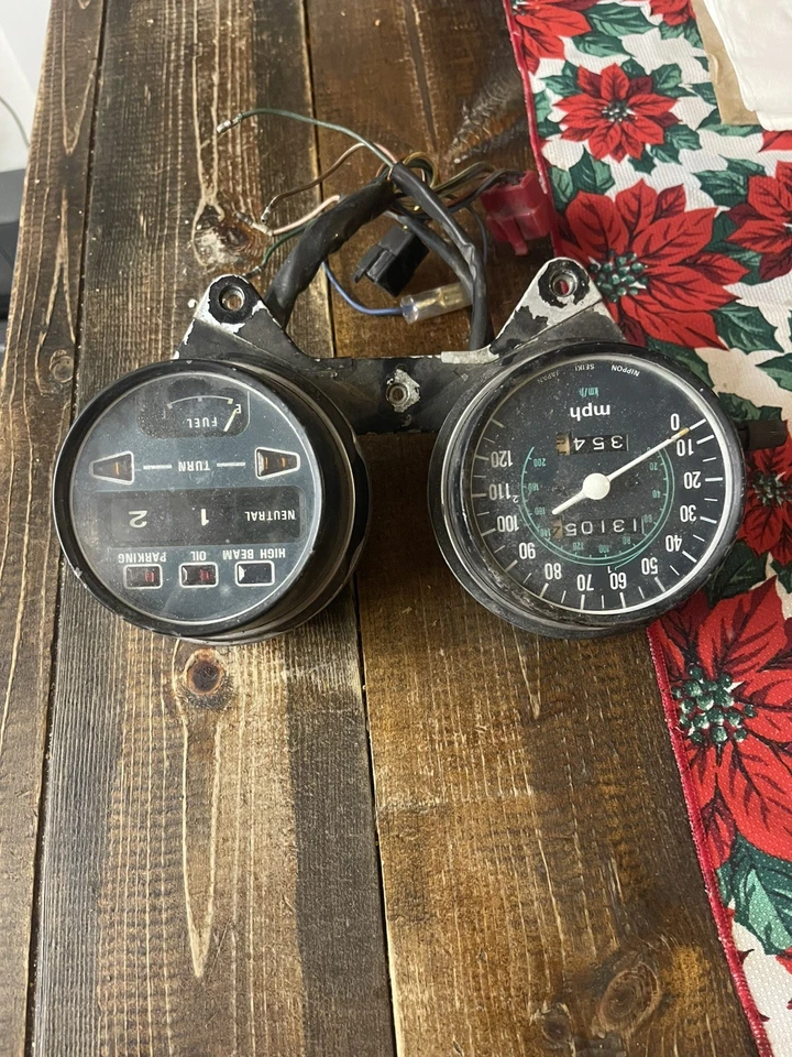 HONDA CB750A HONDAMATIC SPEEDO TACH GAUGE SPEEDOMETER - Image 2 of 4