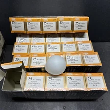 Original Zampa La Ronde Round Candelabra White 25 Watt Candelabra Bulb 25 Pcs