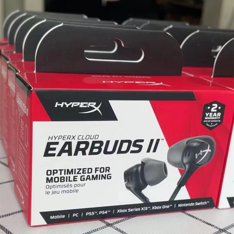 HYPERX CLOUD EARBUDS II generation Skylark 2 in ear gaming computer earphones - Image 3 of 4