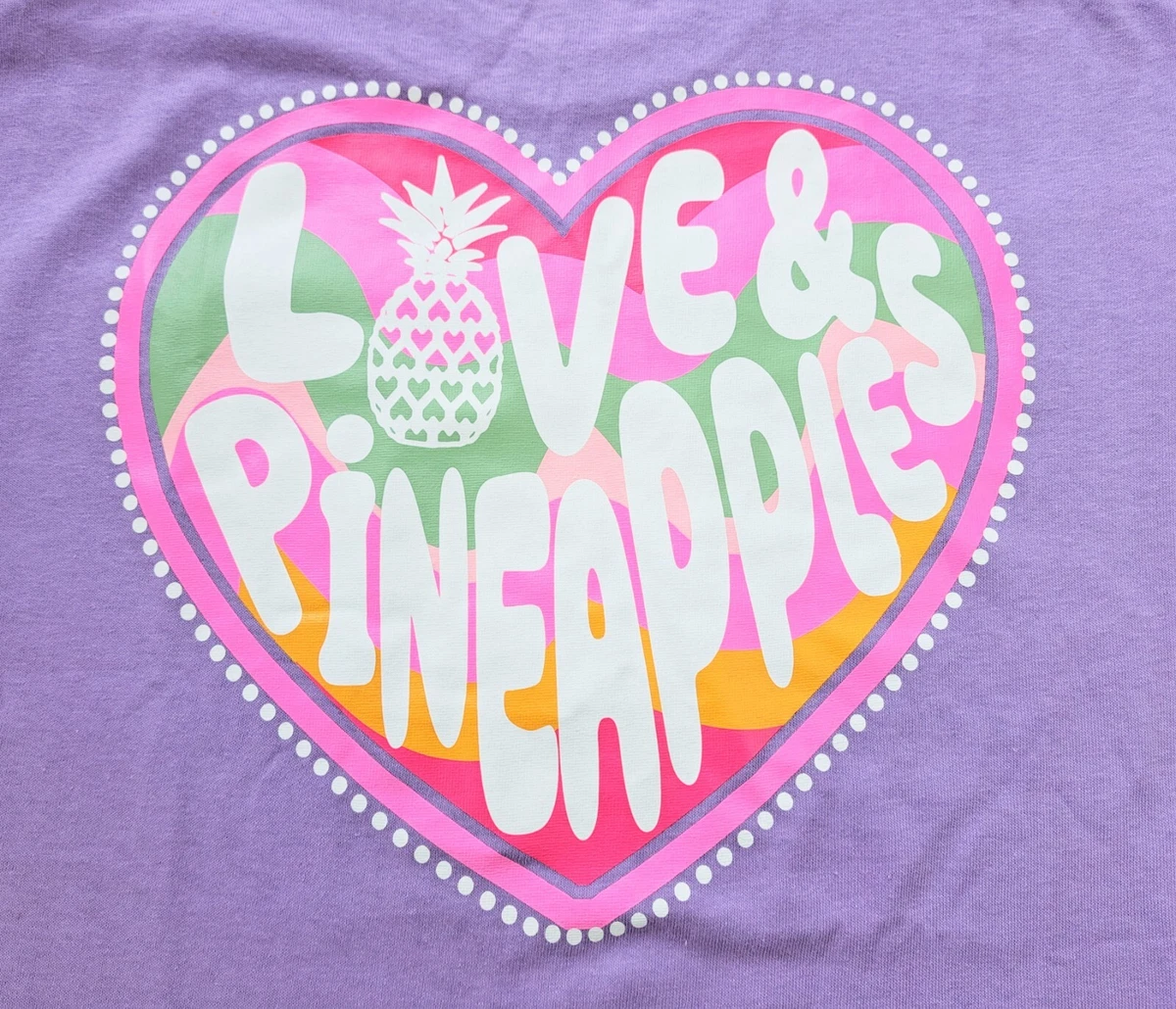 Love and deals pineapples brand shirts