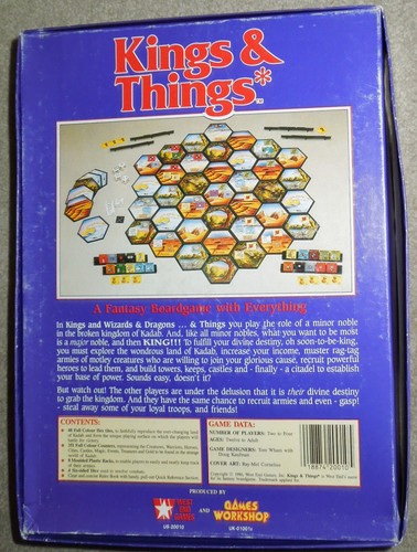 1986 West End Games/Games Workshop Kings & Things Fantasy War Game 100% Complete - Picture 6 of 6