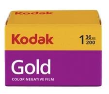 Kodak Gold 200 Color Negative 35mm Film, 36 Exposure GB 135/36