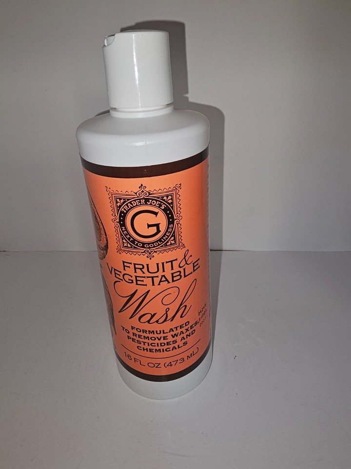 2 Pack Trader Joe’s Fruit And Vegetable Wash 16 oz Each , New And