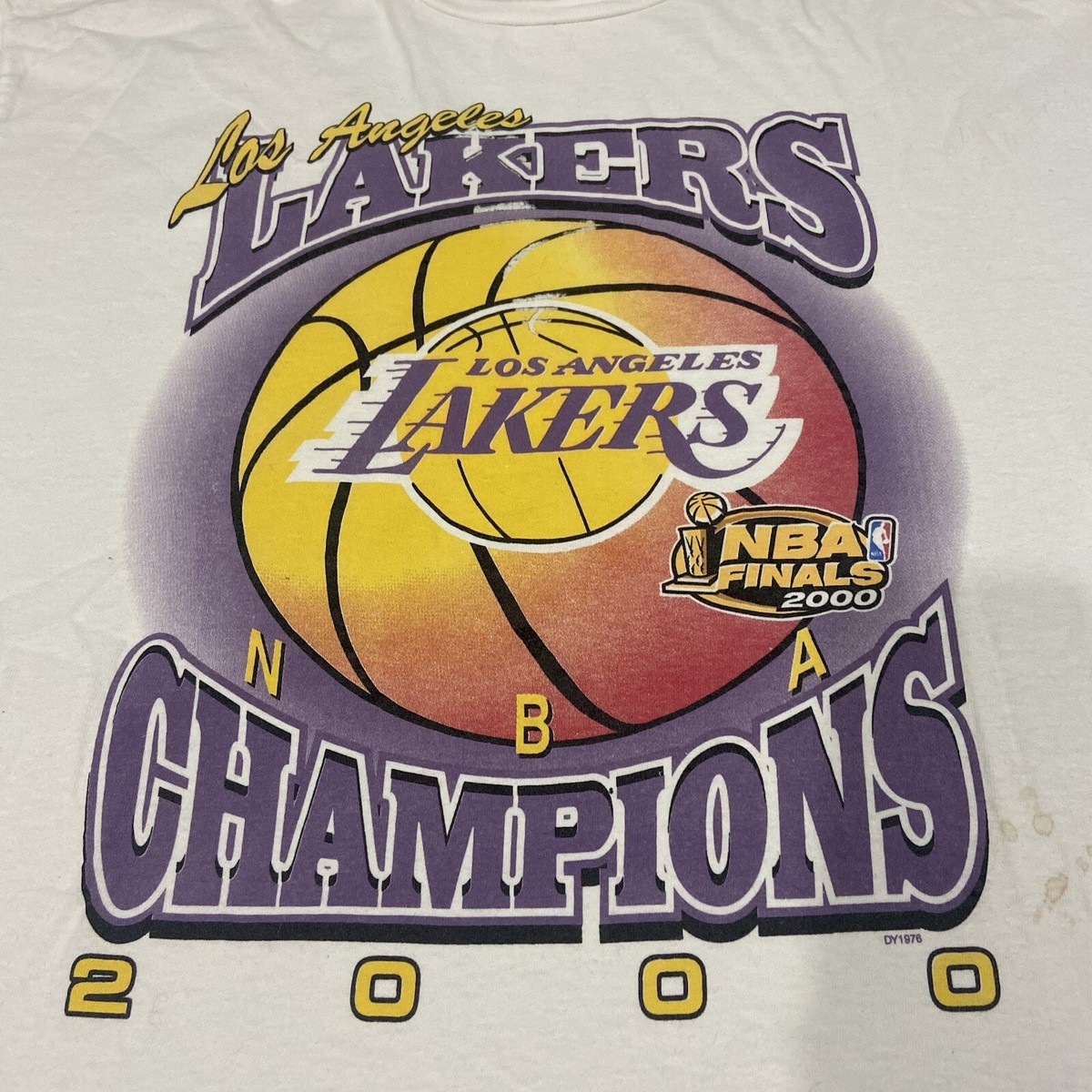 Vintage 2000 Y2K Los Angeles Lakers Champions NBA Finals T