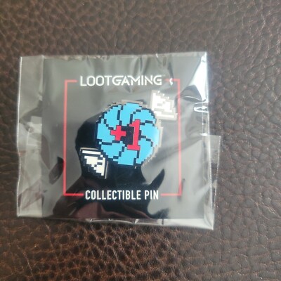 +1 Candy Loot Crate Exclusive Limited Gaming Loot Pin Pixel Sprite Atari NES New