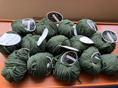 Campo by Stacy Charles Collezione 14 balls Olive Green Wool/Nylon Made in Italy