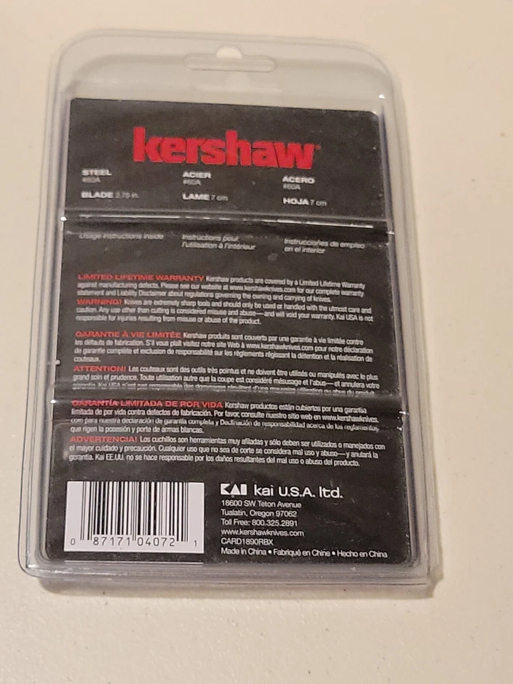 Hojas de repuesto Kershaw 1890RBX LoneRock RBK - 14 hojas Foto 2 de 4