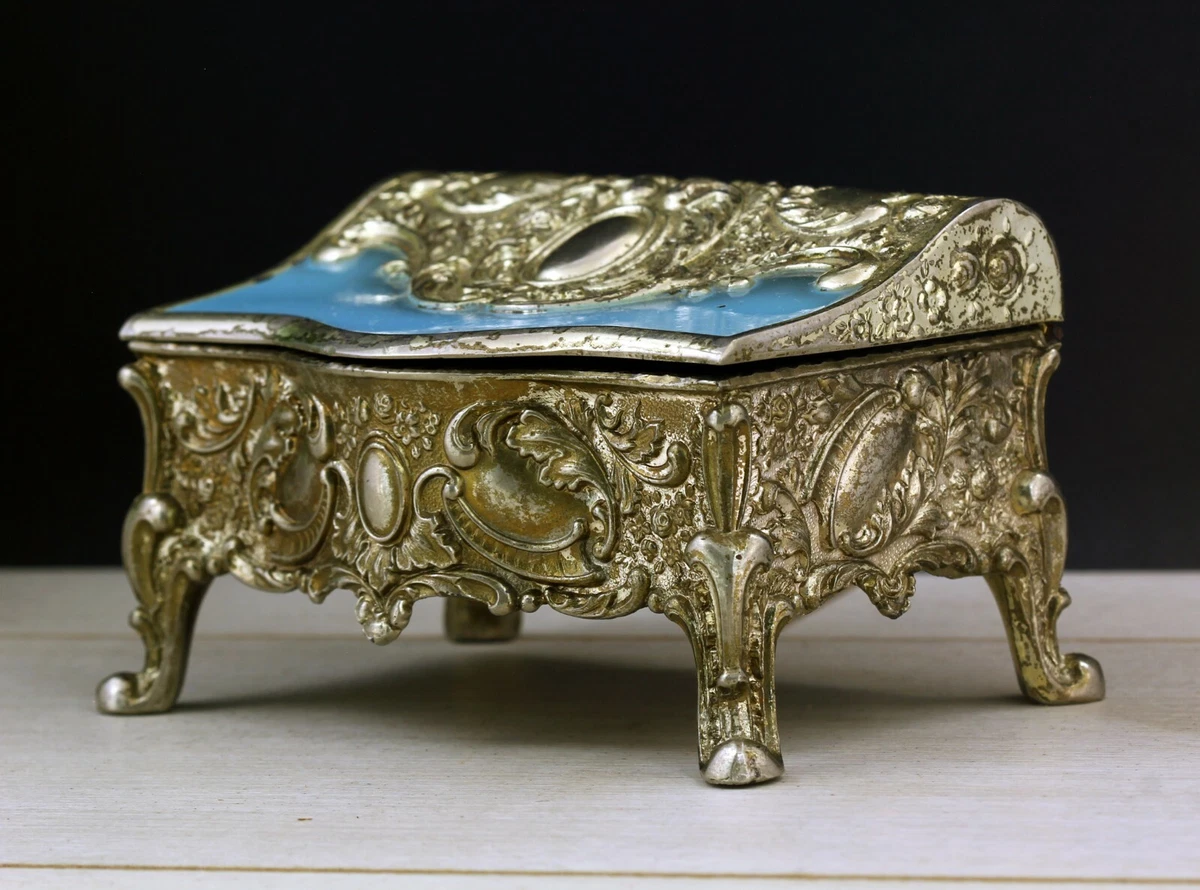 Metal jewelry box deals