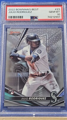 その他 PSA10 julio Rodriguez bowman's best auto Julio Rodriguez - 2022 Bowman's Best PSA 10 | eBay