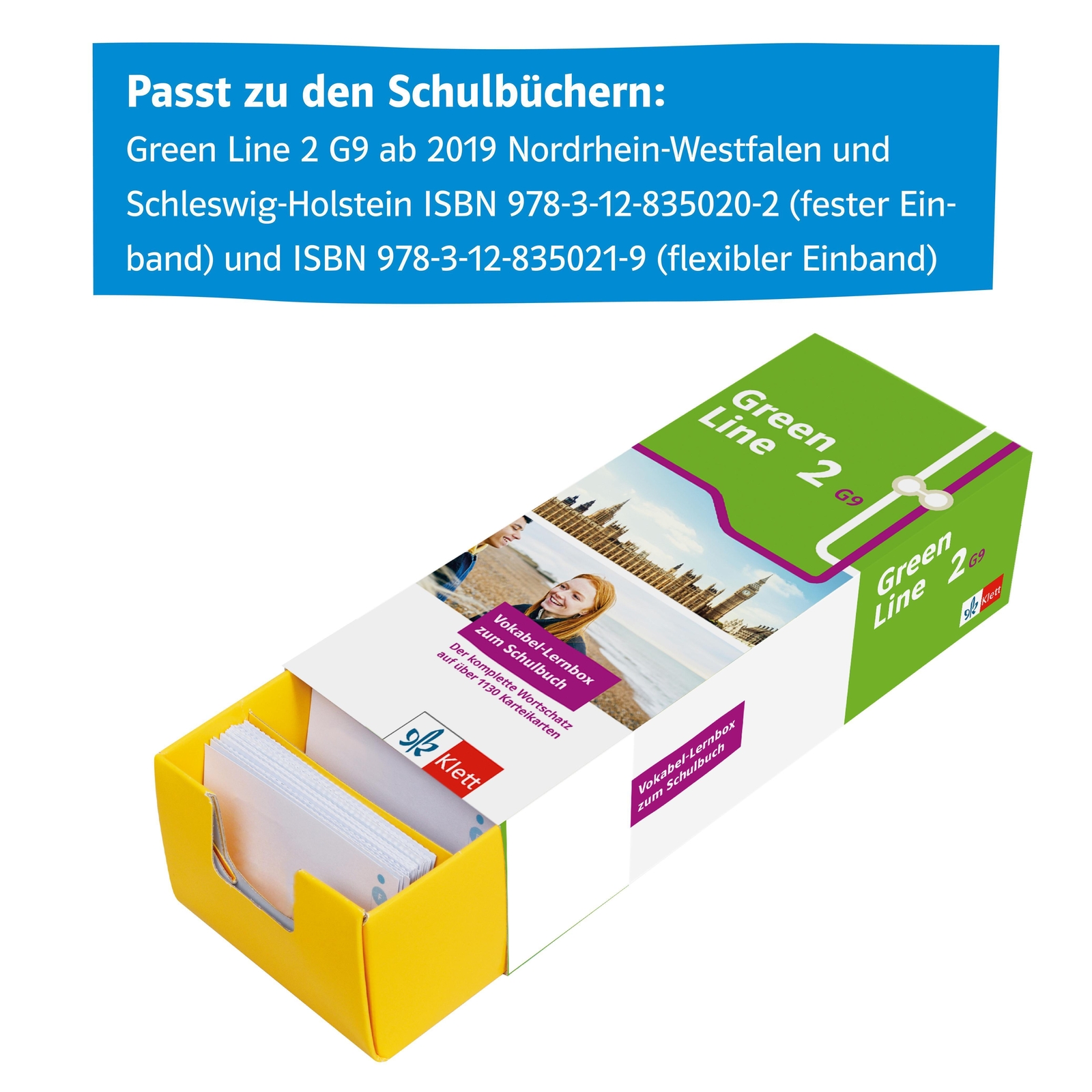 Thumbnail - Green Line 2 G9 (neue Ausgabe Ab 2019) Klasse 6 Vokabel-lernbox Zum