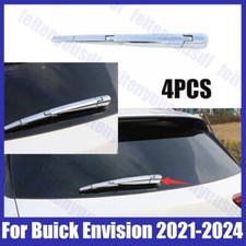 4PCS For Buick Envision 2021-2024 Chrome Tail Rear Window Rain Wipers Cover Trim