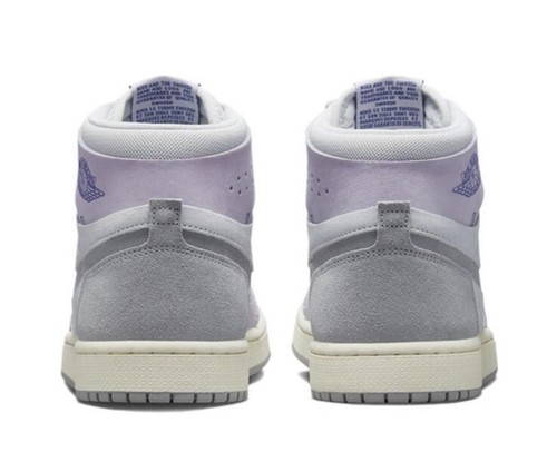 Women's Size 12 Nike Air Jordan 1 Zoom Air CMFT 2 Barely Grape Shoes DV1305-005 - Picture 5 of 8