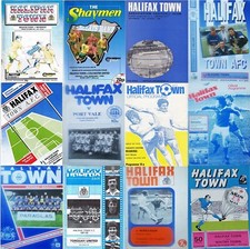 Programm Halifax Town Football Club The Shay Programme - verschiedene Jahreszeiten