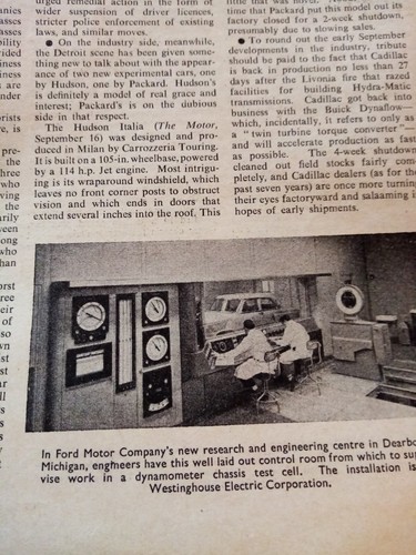 El24 Ephemera 1953 Bild Ford Motor Company Forschungszentrum Dearborn