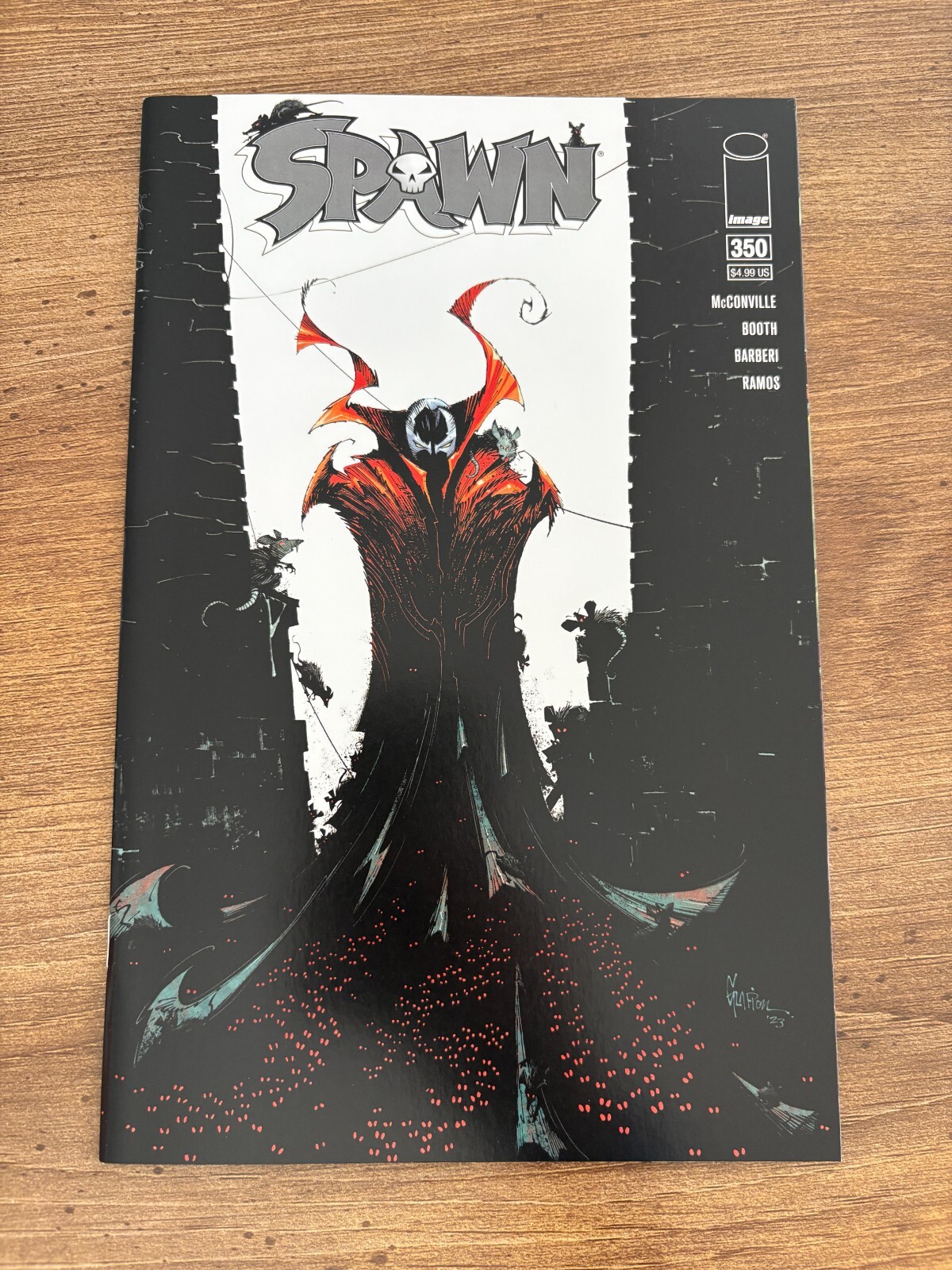 Spawn # 350 NM 1st Print Variant Cover Image Comic Book Todd McFarlane 5 J285