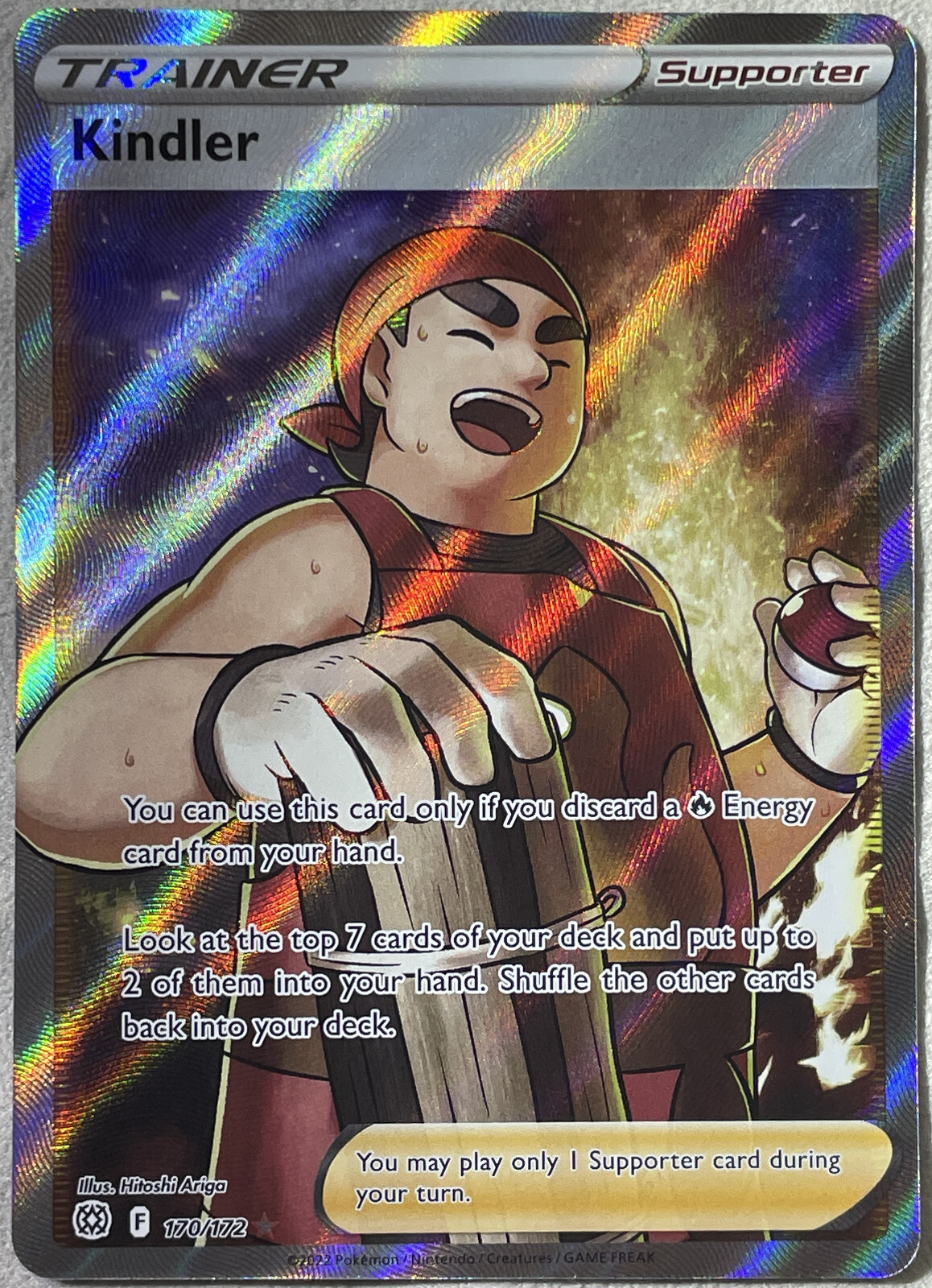 Kindler Full Art Ultra Rare - 170/172 - Brilliant Stars Pokemon 2022