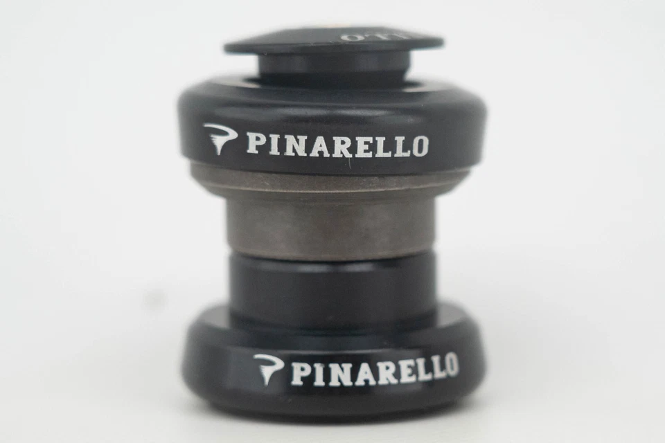 NOS PINARELLO 1 英寸头戴式耳机 复古无螺纹旧黑色公路赛车 — 第 2/4 张图片