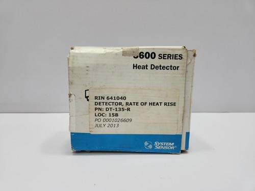 SYSTEM SENSOR 5601P FIRE ALARM HEAT DETECTOR DT-135-R - Picture 12 of 13