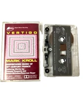 Vertigo Harpsichord Music 18th Century France Mark Kroll CASSETTE- FREE SHIPPING