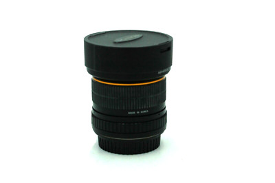 Rokinon 8mm Fish-eye CS for EOS Canon EF f/3.5, Scratches on front element