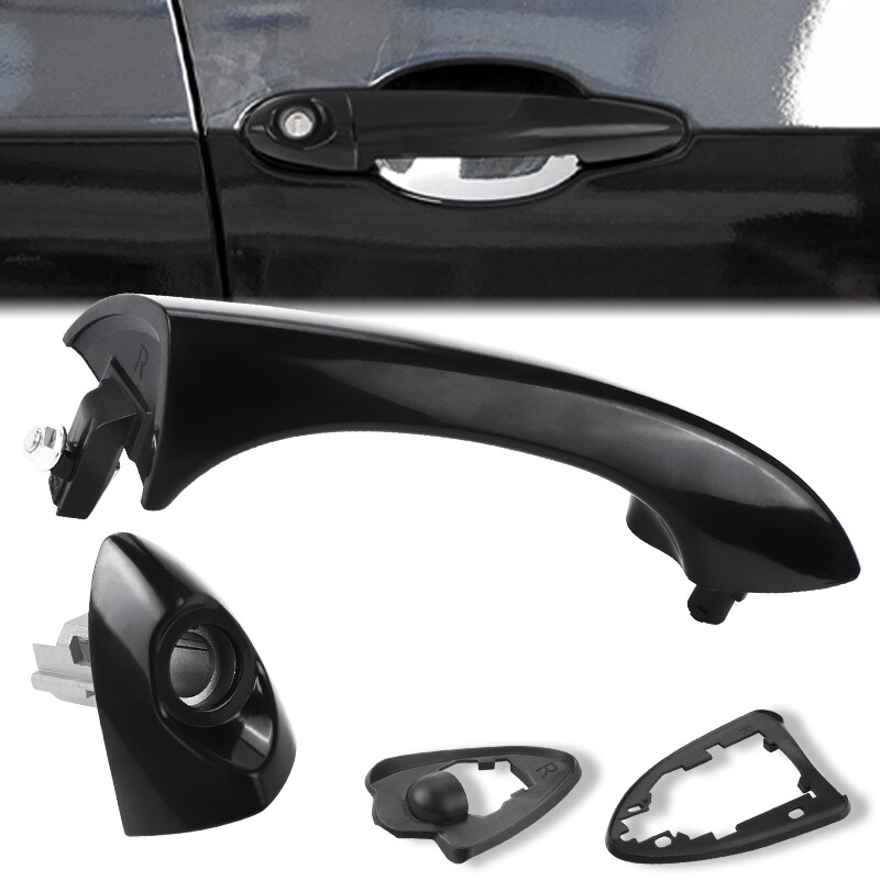 Outer Door Handle Front Right Side RHD Dumb Black For BMW X5 E53 2000 ...