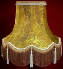 Gold Paisley Lampshades To Match Curtains Cushions Wallpaper Blinds Quilts Duvet