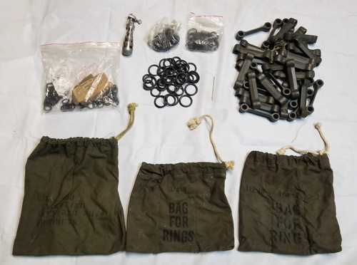 US Military Vintage US Army USMC Tentage Tent Canvas Repair Kit with Contents - Picture 7 of 8