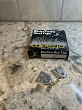CAPEZIO DUO TONE HEEL Taps NOS NIB SZ 8