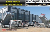 Remorque Dompeur de différente grandeur