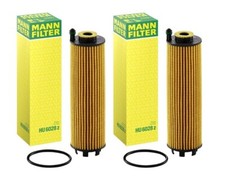Mann Set of 2 Engine Oil Filters for Mercedes W167 W238 W257 W290 AMG GT 43 E450