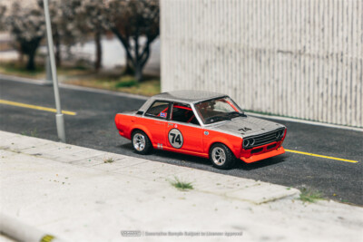 Tarmac Works 1:64 510 Trans-Am B-Sedan 2.5 Challenge 2023 Wu #74 Model Car