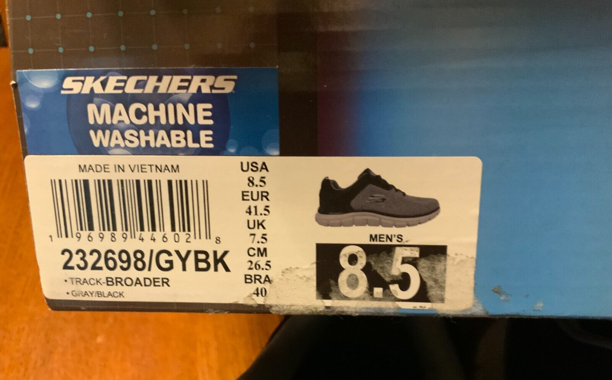 Skechers Men's Track Broader Sneaker, Style# 232698/GYBK Skechers Men's Track Broader Sneaker, Style# 232698/GYBK
