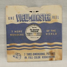 Viewmaster Reel B7251 The American Indian Sawyer's 1958