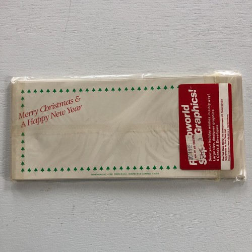 5 Sets NEU Vintage MCM Weihnachtskarten 10,5 x 4,5" Karte & Umschläge - 30 Karten Neu in Verpackung - Bild 7 von 18