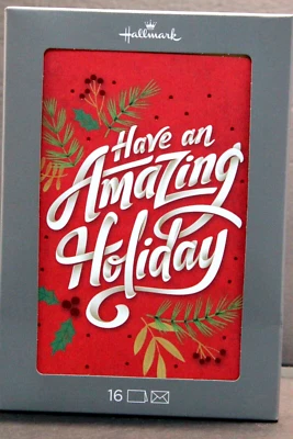 16 cards Hallmark Merry Christmas Holiday Greeting Boxed Cards (16)