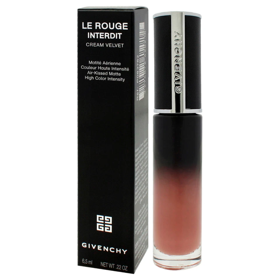 Lápiz labial de terciopelo crema Le Rouge Interdit - N09 beige Sable de Givenchy - 0,22 oz Foto 4 de 4